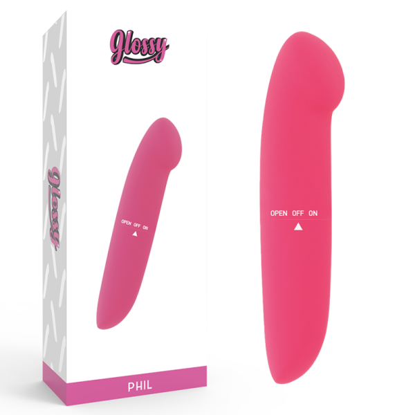 GLOSSY - VIBRADOR PHIL ROSA