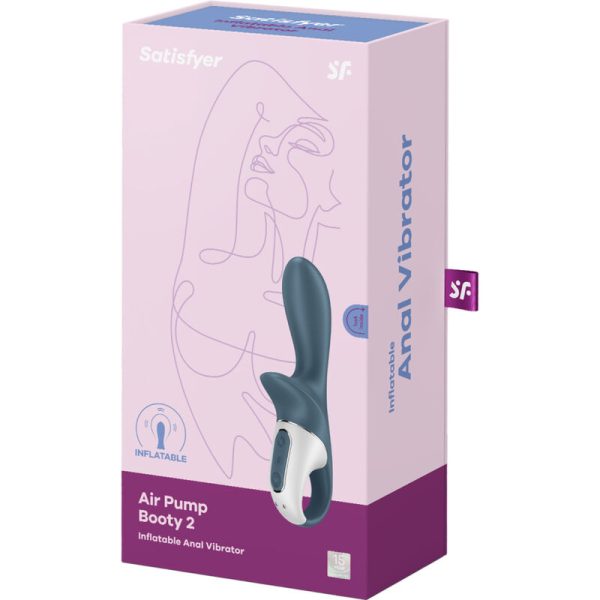 SATISFYER - AIR PUMP BOOTY 2 CINZA ESCURO - Image 6