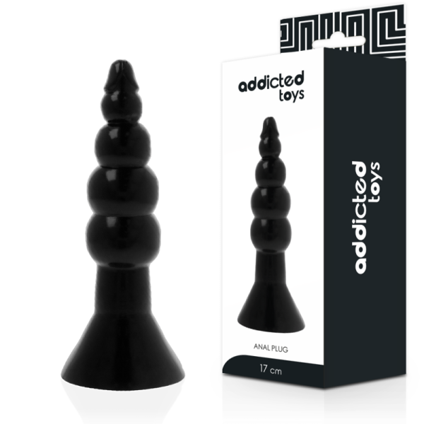 ADDICTED TOYS - PLUG ANAL 17CM PRETO - Image 2