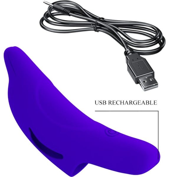 PRETTY LOVE - DELPHINI POWERFUL FINGERING STIMULATOR AZUL ESCURO - Image 8