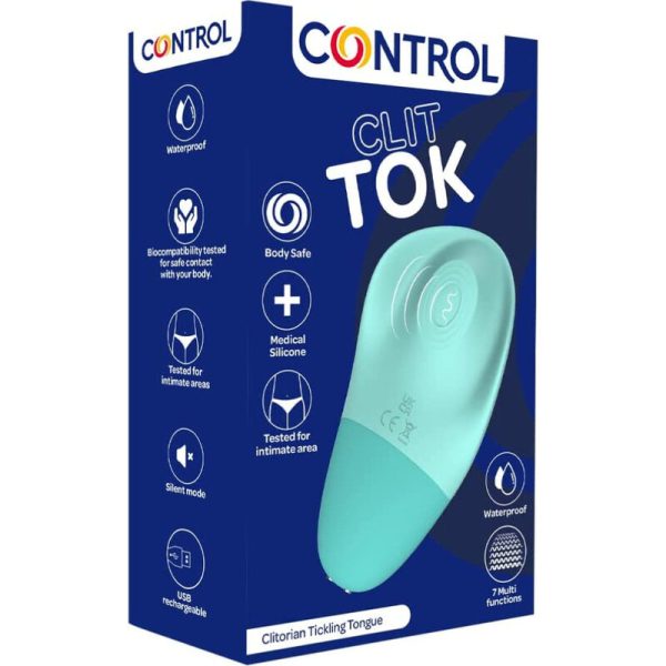 CONTROLE - CLIT TOK RECARREGÁVEL CL TORIS ESTIMULADOR DE LÍNGUA