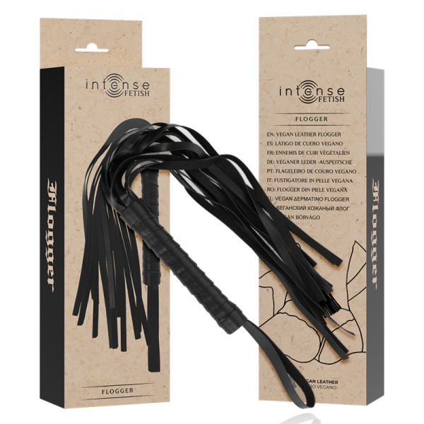 INTENSE FETISH  - FLOGGER DE COURO VEGANO