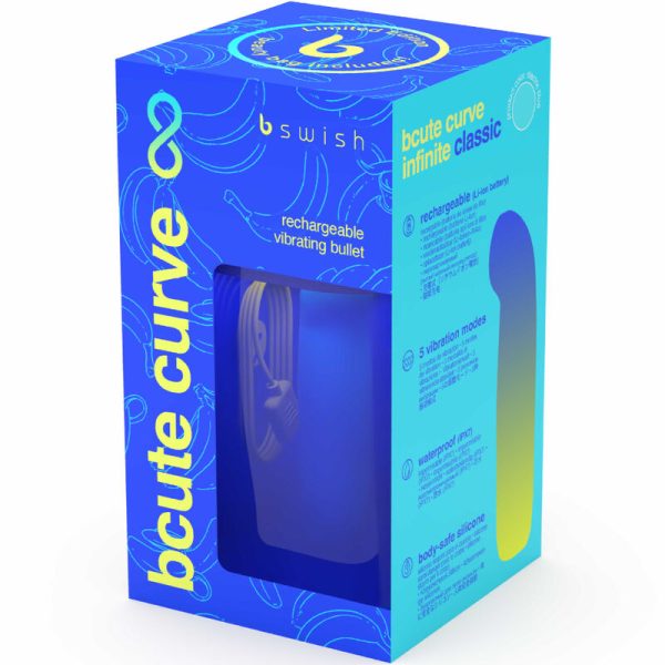 B SWISH - BCUTE CURVE INFINITE CLASSIC EDICION LIMITADA VIBRADOR RECARGABLE SILICONA AZUL - Image 6