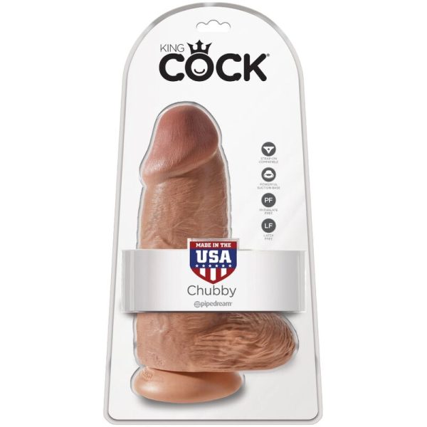 KING COCK - PÊNIS CHUBBY REALISTA 23 CM CARAMELO - Image 6