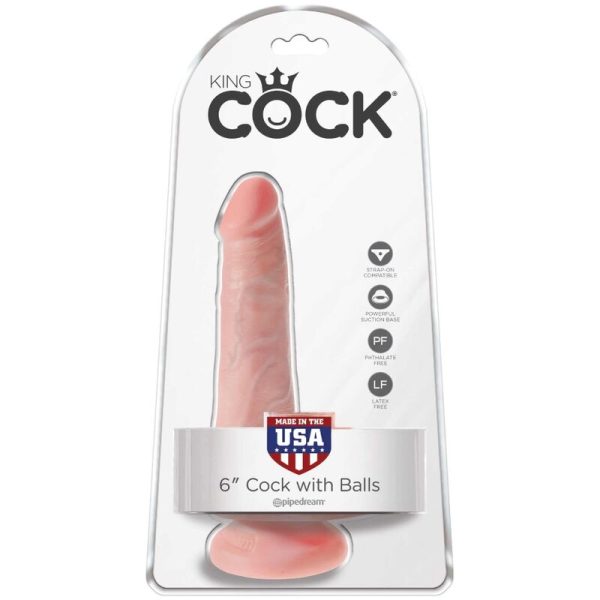 KING COCK - PÊNIS REALÍSTICO COM BOLAS 13,5 CM LEVE - Image 6