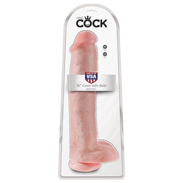 KING COCK - PÊNIS REALÍSTICO COM BOLAS 34,2 CM LEVE - Image 6