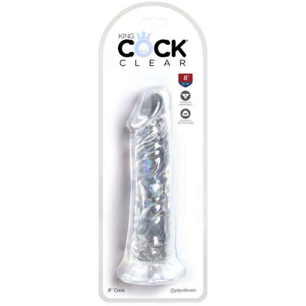 KING COCK CLEAR - PÊNIS REALISTA 19,7 CM TRANSPARENTE - Image 4