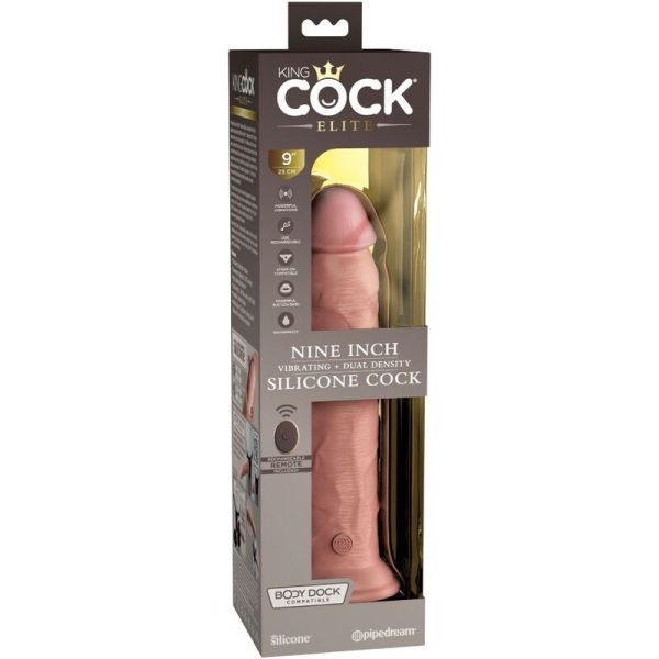 KING COCK ELITE - VIBRADOR REALÍSTICO E DILDO DE SILICONE CONTROLE REMOTO 23 CM - Image 7