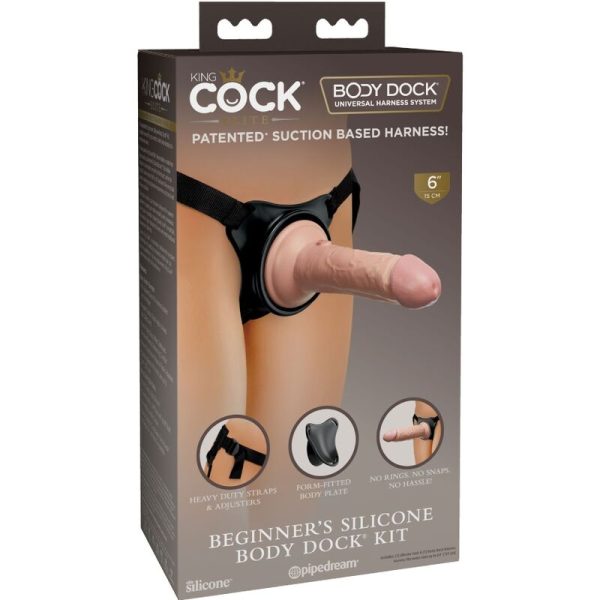 KING COCK ELITE - ARNÊS AJUSTÁVEL PARA INICIANTES COM DILDO 15,2 CM - Image 11