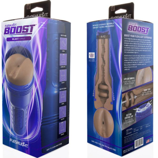 FLESHLIGHT BOOST - ANO MASTURBADOR BLAST FEMININO MD FLESH (RP) - Image 4