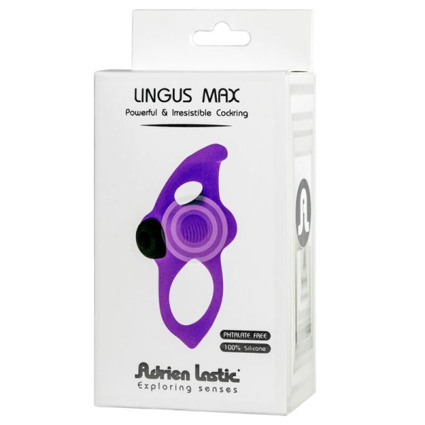 ADRIEN LASTIC - ANEL VIBRADOR LINGUS MAX VIOLETA - Image 4