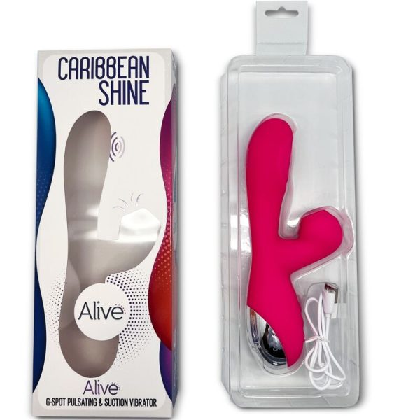 ALIVE - VIBRADOR DE BRILHO DO CARIBE E SUCKER FÚCSIA - Image 4