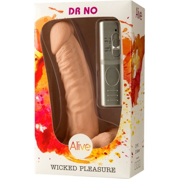 ALIVE  DR. VIBRADOR DE PÊNIS SEM REALÍSTICO 18 CM - Image 2