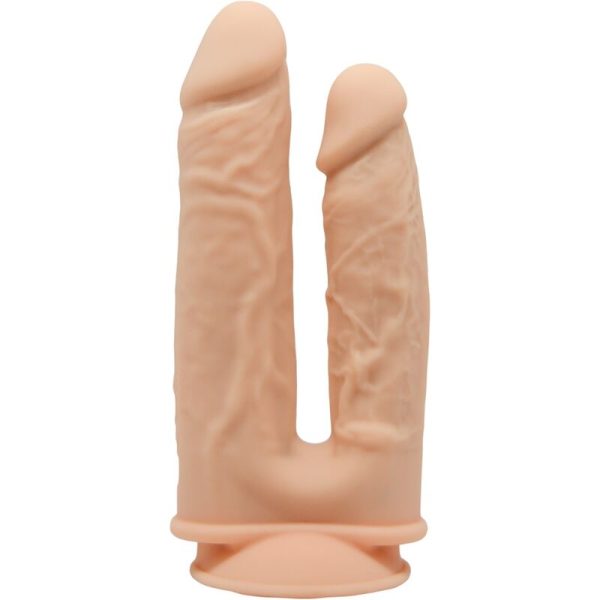 SILEXD - MODELO 1 VIBRADOR DE PÊNIS REALISTA DUPLA PENETRAÇÃO PREMIUM SILEXPAN SILICONE 17,5 / 19,5 CM