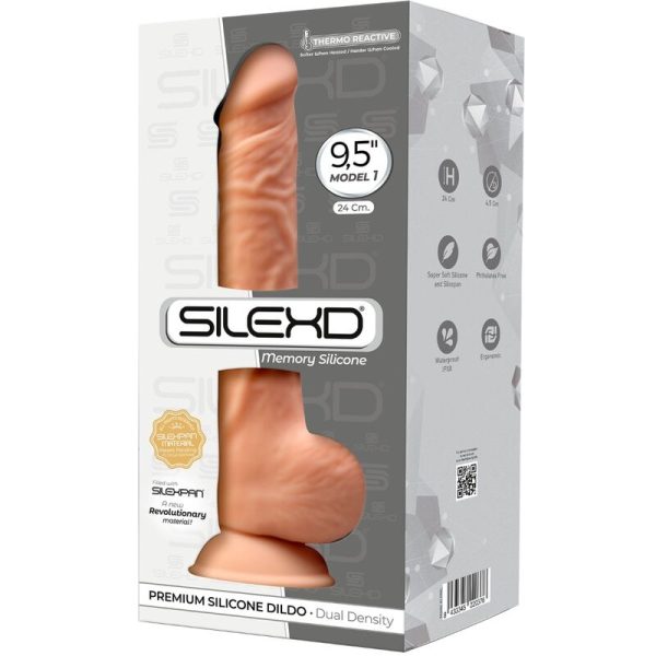 SILEXD - MODELO 1 PÊNIS REALÍSTICO PREMIUM SILEXPAN SILICONE 24 CM - Image 3