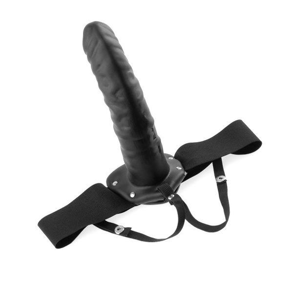 FETISH FANTASY 19 CM HOLLOW STRAP-ON BLACK - Image 3