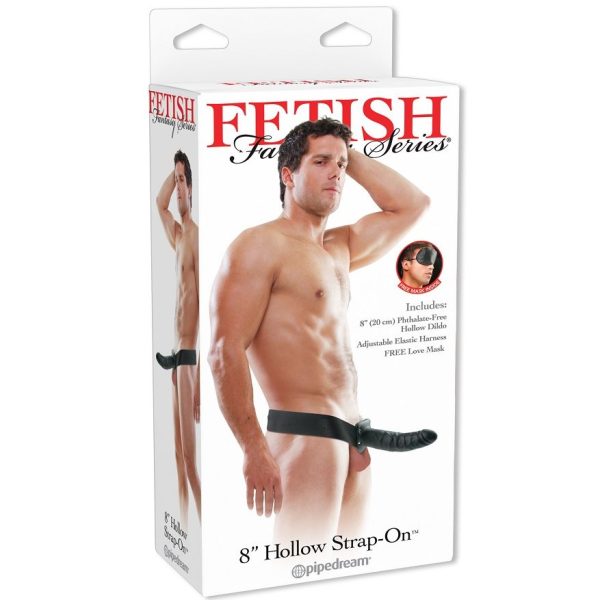 FETISH FANTASY 19 CM HOLLOW STRAP-ON BLACK - Image 5