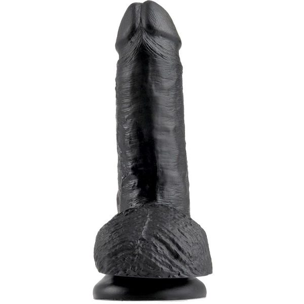 KING COCK 7" GALO PRETO COM BOLAS 17,8 CM - Image 2