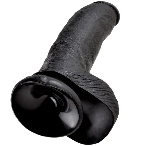 KING COCK 9" GALO PRETO COM BOLAS 22,9 CM - Image 5