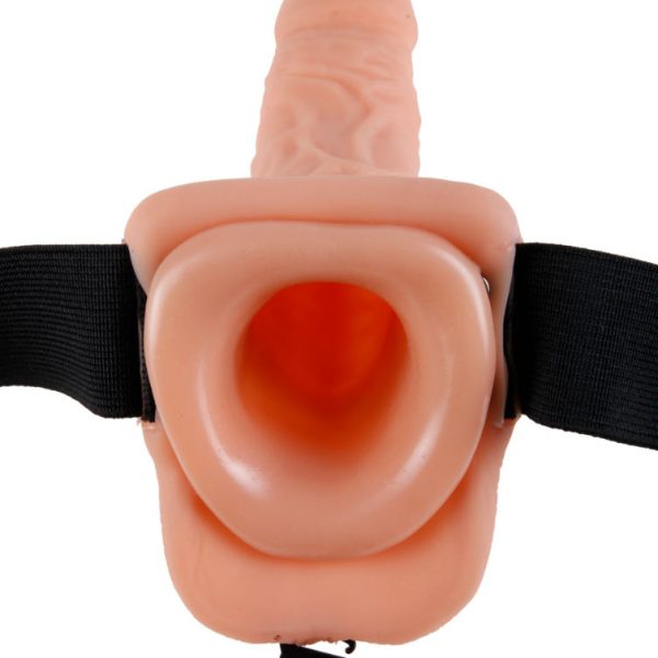 FETISH FANTASY SERIES 9" STRAP-ON OCO COM BOLAS 22,9CM CARNE - Image 2