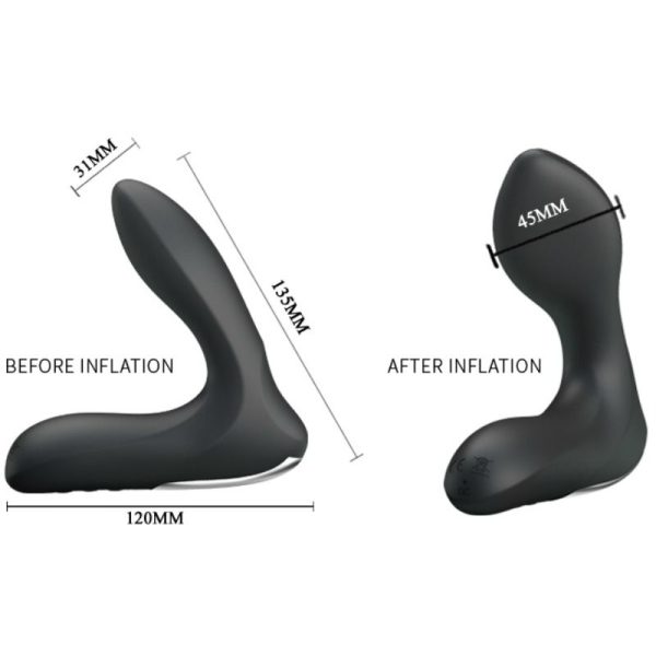 PRETTY LOVE BOTTOM - LEONARD MASAJEADOR PROSTATICO INFLABLE CON VIBRACION - Image 5