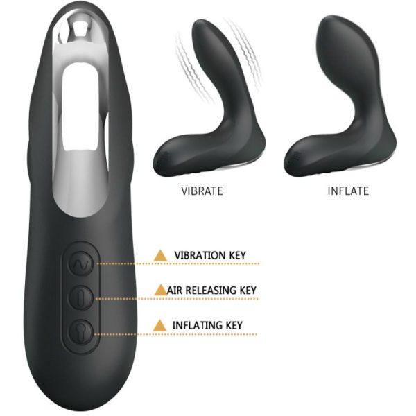 PRETTY LOVE BOTTOM - LEONARD MASAJEADOR PROSTATICO INFLABLE CON VIBRACION - Image 7