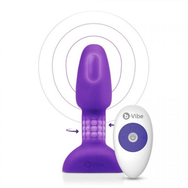 B-VIBE RIMMING CONTROL REMOTO ANAL PLUG  PETITE  LILA - Image 8