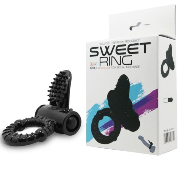 SWEET RING ANILLO VIBRADOR CON RABBIT TEXTURADO - Image 8