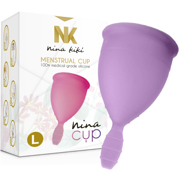 NINA CUP MENSTRUAL CUP TAMANHO L LILAC - Image 4