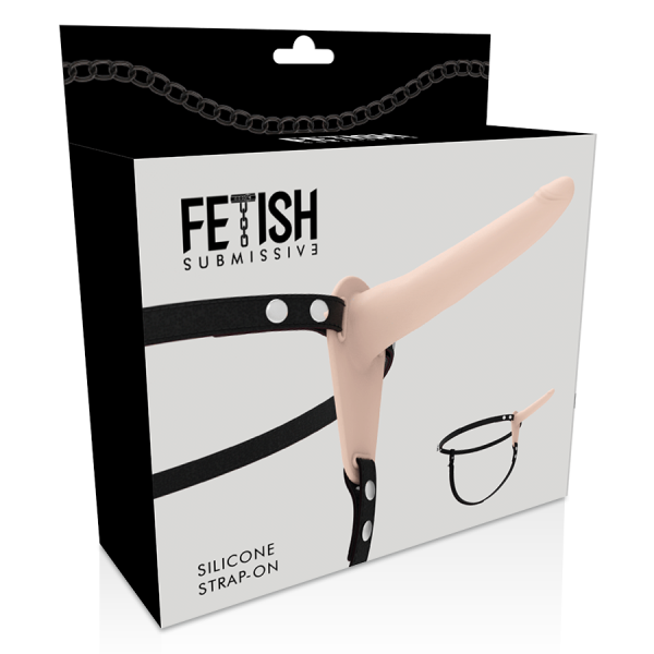 FETISH SUBMISSIVE HARNESS - CARNE SILICONE 15 CM - Image 5