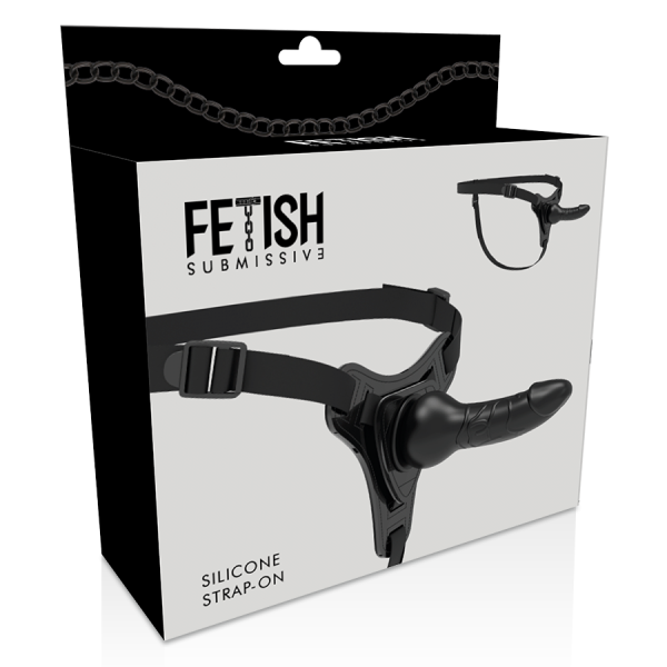 FETISH SUBMISSIVE HARNESS - SILICONE PRETO REALISTA 16 CM - Image 5