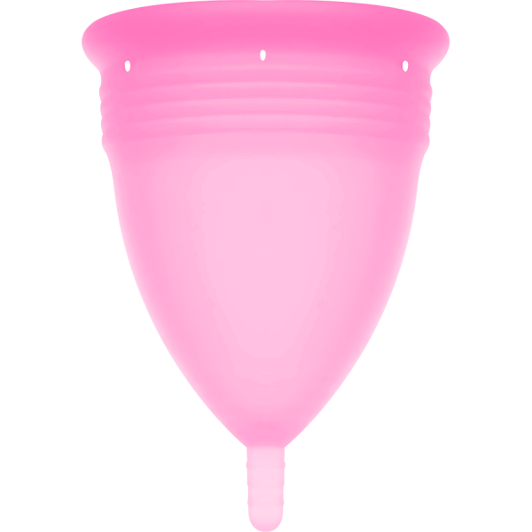 COPA MENSTRUAL STERCUP TAMANHO L ROSA COR SILICONE FDA - Image 2