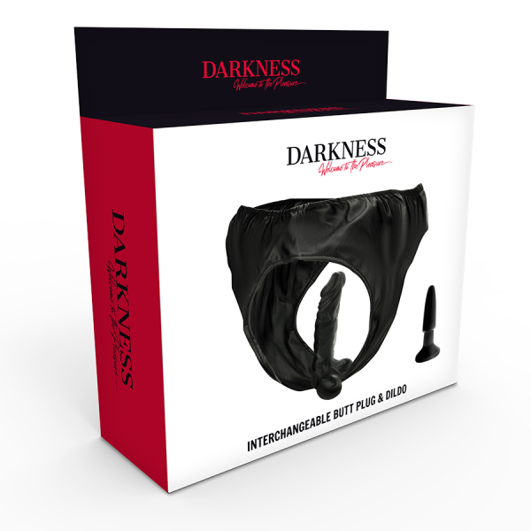 DARKNESS - CALÇA COM PLUG E VIBRADOR INTERCAMBIÁVEL - Image 4