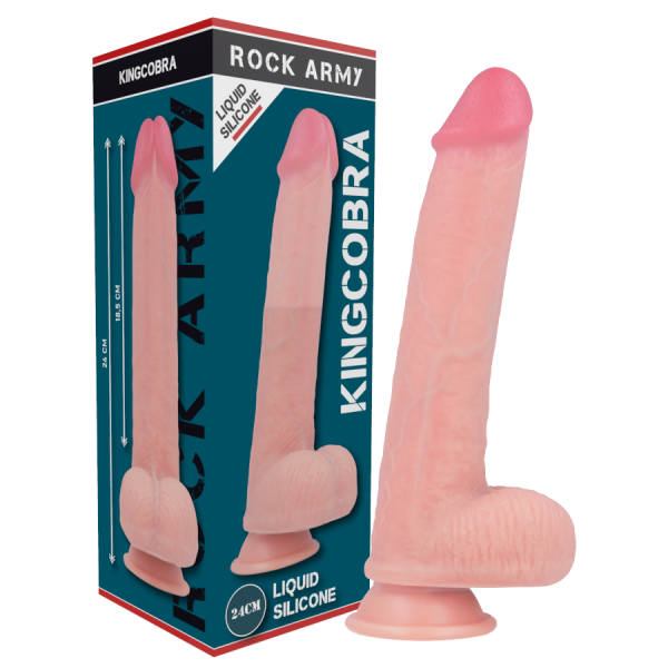 ROCKARMY - LIQUID SILICONE PREMIUM KINGCOBRA REALISTIC 24CM - Image 8