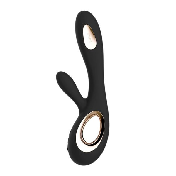 LELO SORAYA WAVE VIBRADOR DE COELHO PROFUNDO PRETO - Image 2