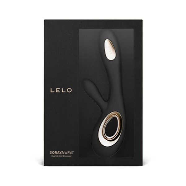 LELO SORAYA WAVE VIBRADOR DE COELHO PROFUNDO PRETO - Image 3