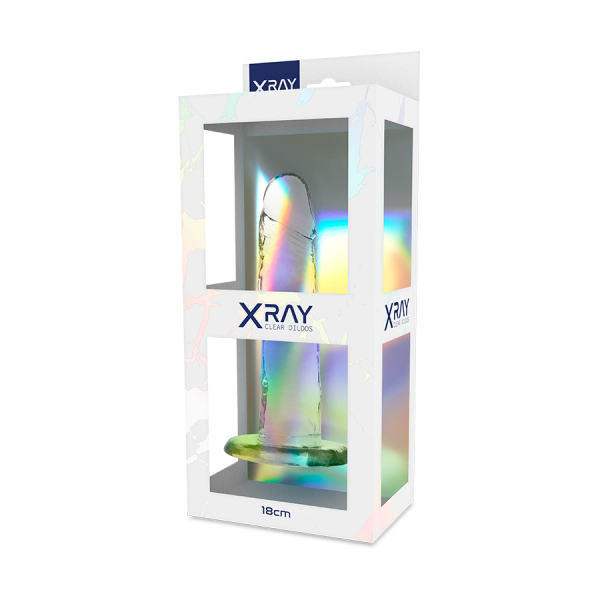 XRAY CLEAR DILDO TRANSPARENTE 18CM X 4CM - Image 7