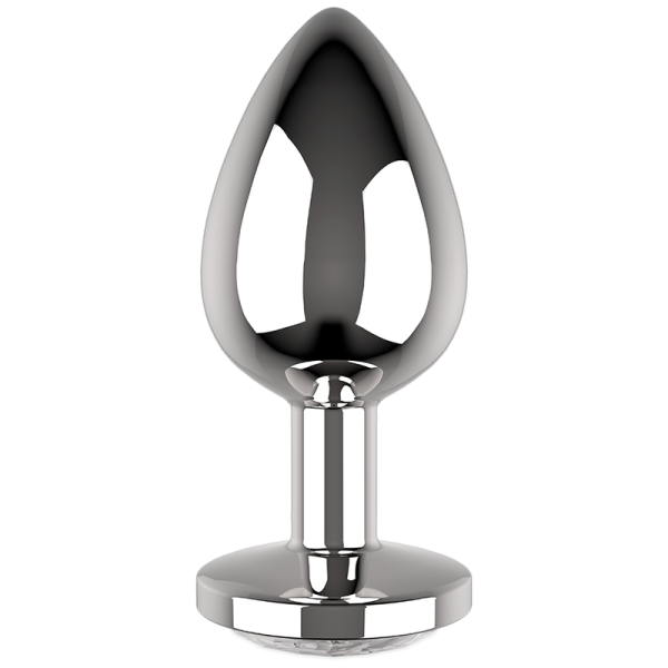 COQUETTE CHIC DESIRE - ANAL PLUG METAL COR BRANCO TAMANHO L 4 X 9 CM - Image 3