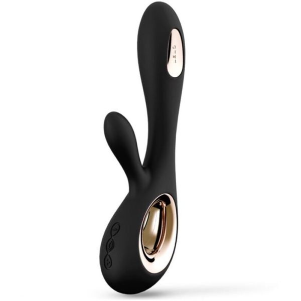 LELO SORAYA WAVE VIBRADOR DE COELHO PROFUNDO PRETO