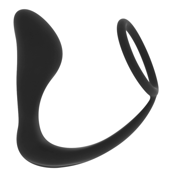 OHMAMA - PLUG ANAL DE SILICONE COM ANEL 10,5 CM - Image 2