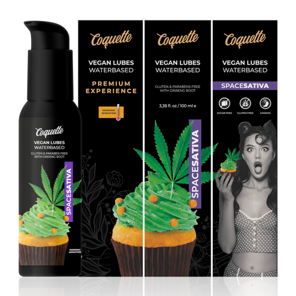 COQUETTE CHIC DESIRE - LUBRIFICANTE PREMIUM EXPERIENCE VEGAN SPACE SATIVA 100 ML - Image 3