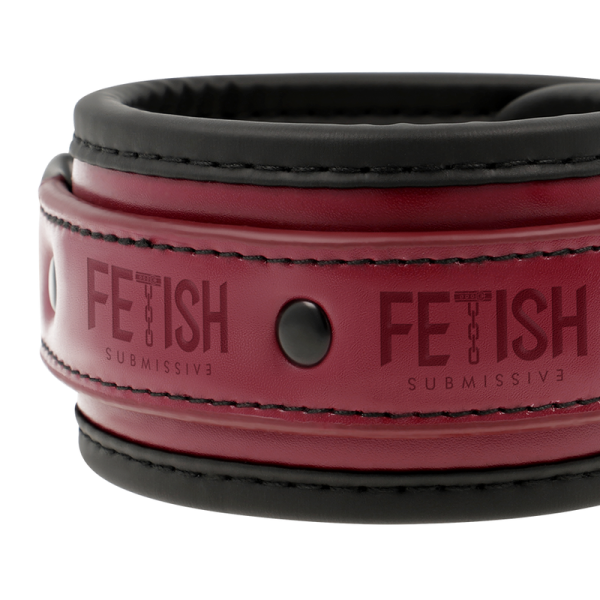 FETISH SUBMISSIVE DARK ROOM - ALGEMAS DE TORNOZELO DE COURO VEGANO COM FORRO DE NEOPRENE - Image 7