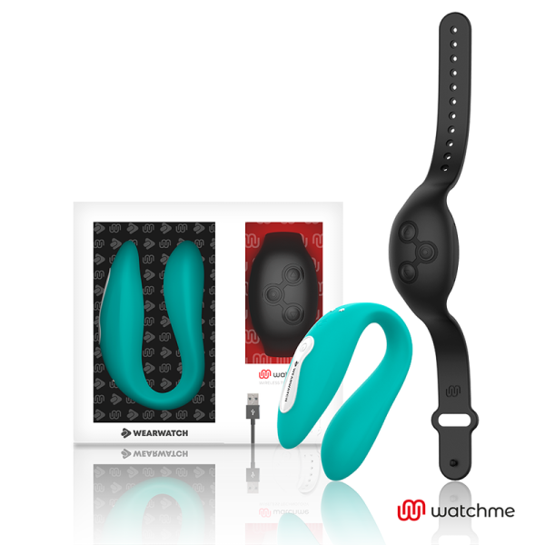 WEARWATCH - VIBRADOR DE TECNOLOGIA DUPLA WATCHME AQUAMARINE / JET - Image 2