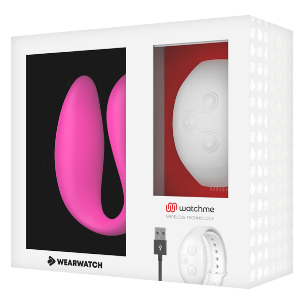 WEARWATCH - VIBRADOR WATCHME DUAL TECHNOLOGY FÚCSIA / NEVE - Image 7