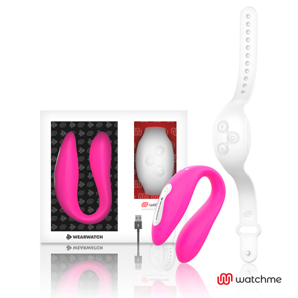 WEARWATCH - VIBRADOR WATCHME DUAL TECHNOLOGY FÚCSIA / NEVE - Image 2