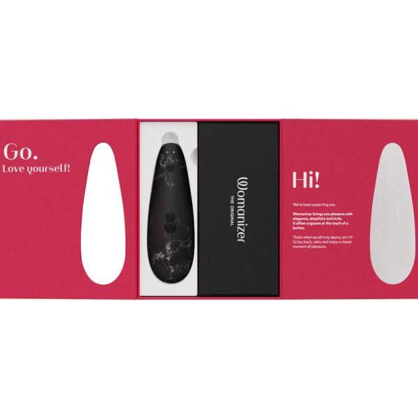 WOMANIZER - MARILYN MONROE CLASSIC 2 CLITORAL STIMULATOR BLACK MARBLE - Image 3