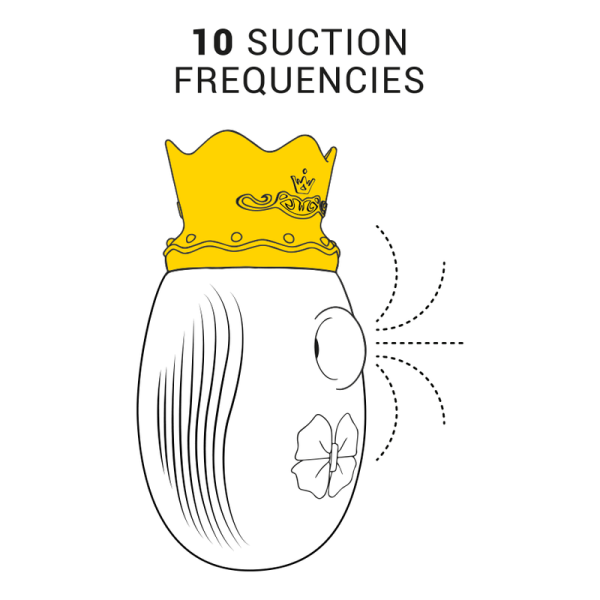 ESTIMULADOR DE CLITÓRIO INTENSO 10 FREQUÊNCIAS DE LAMBEDURA E SUCÇÃO - AZUL - Image 3