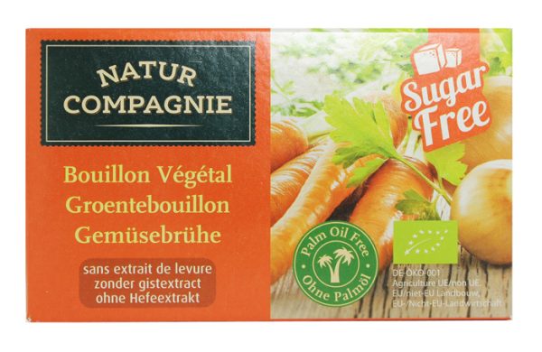 CALDO VEGETAL SIN LEVADURA BIO (8 CUB) 84GR