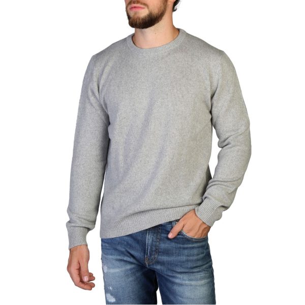 100% Cashmere Sweater UO-FF7_E800-GRIGIO