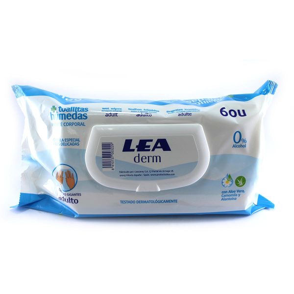 LEA DERMO TOALLITAS HUMEDAS 64UN